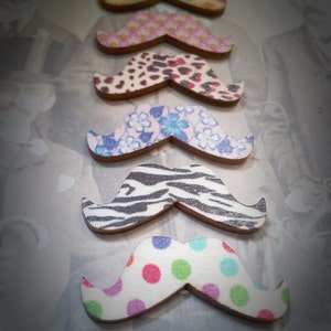 Houten cabochons snor cabochons houten snorren geassorteerde snorren snor babyshower decoraties snor feest OP=OP was 1,86