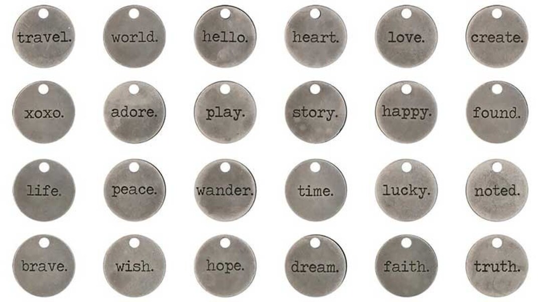 Word Charms Quote Charms Word Pendants Inspirational Charms Assorted