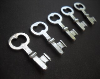Portachiavi Ciondolo Teschio E Ossa – Scheletro Vintage Argento – Regalo