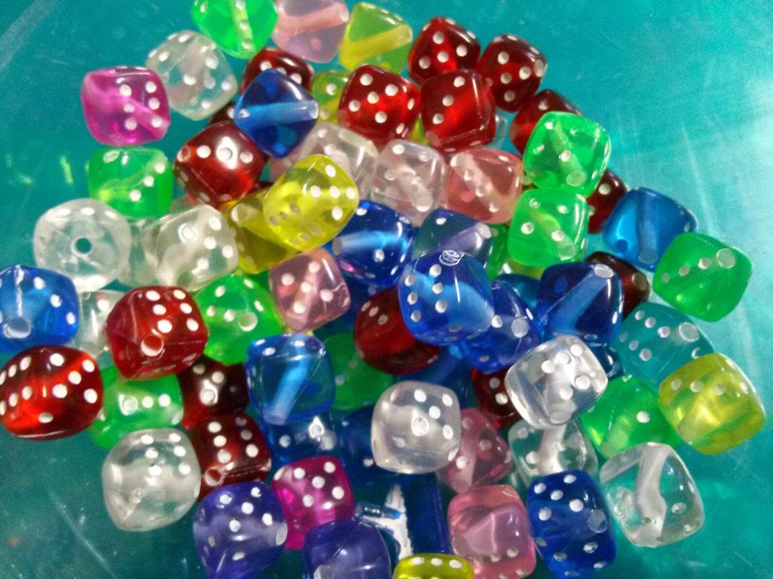 Dice Beads Acrylic Beads Acrylic Dice Beads Assorted Beads Etsy