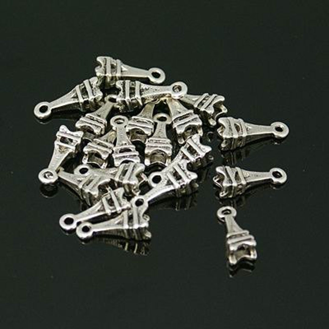 Ciondolo Torre Eiffel In Argento 925 – Piccolo Charm Di Parigi Per Bracciale – Nuovo In Confezione - Foto 6