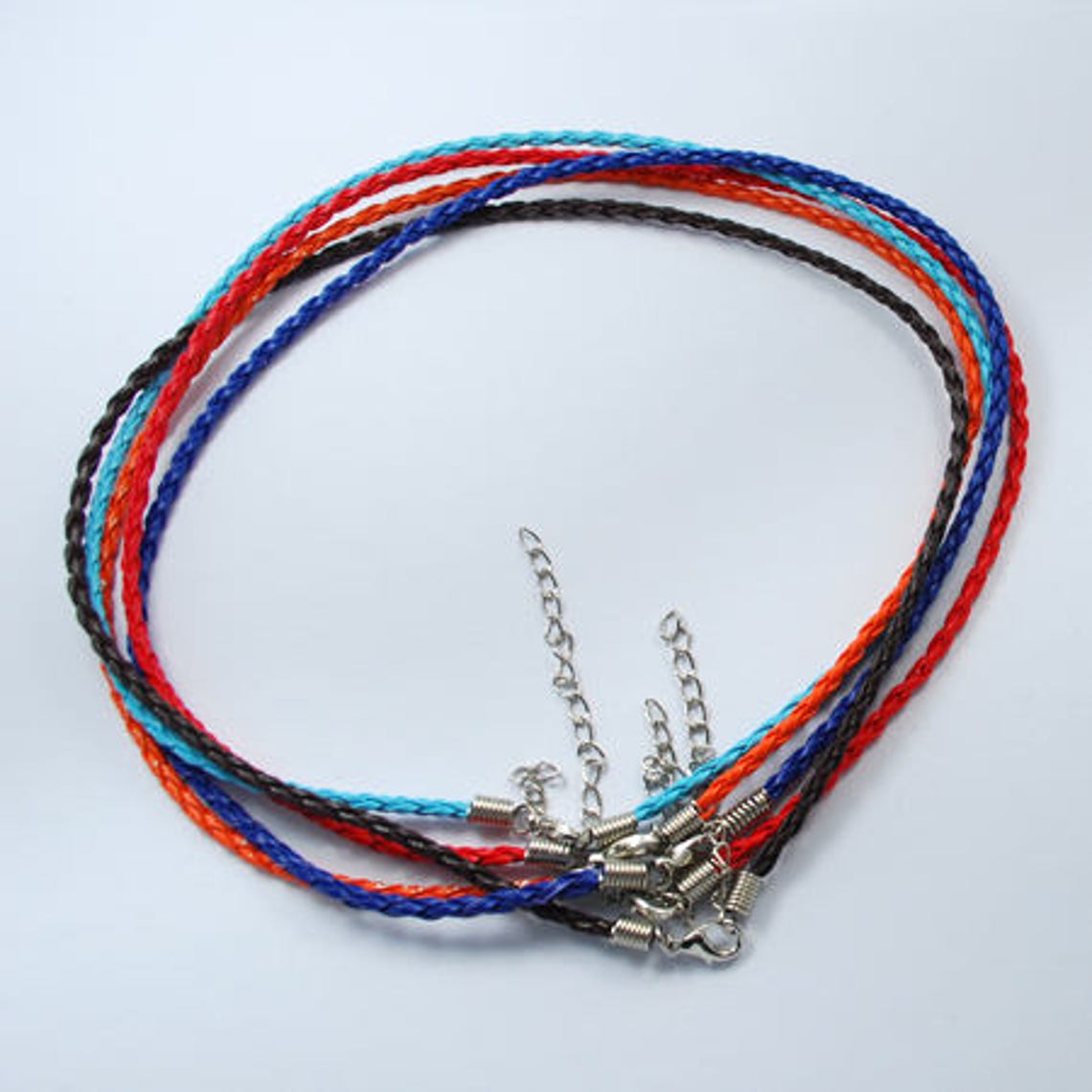 Necklace Cords Braided Cord Necklace Assorted Necklaces Cord Etsy