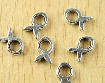 Silver Fish Beads Antiqued Silver Beads Fish Spacer Beads 14mm Beads Fisherman Beads BULK Beads 50pcs PREORDER