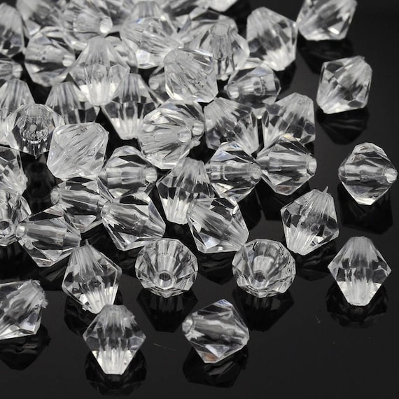Apx Cuentas De Cristal Brillante Bicono Para Fabricación De Joyas, Cuentas Paciadoras Sueltas