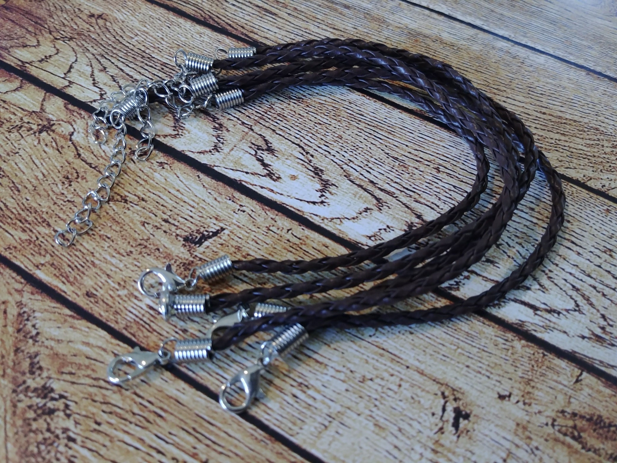 Wholesale Bracelets Faux Leather Bracelet Blanks Assorted Bracelets Braided  Leather Bracelet Cords BULK Bracelets 50pcs