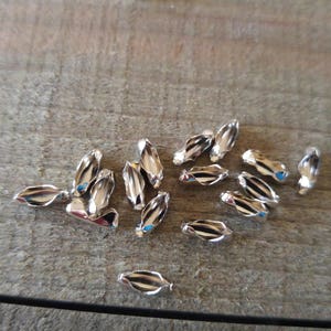 Ball Chain Connectors Findings Silver Connectors Bead Chain Connectors for Chain Brass 25 pieces