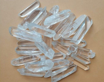 Clear Quartz Shards Quartz Crystal Points Crystal Shards Clear Quartz Gemstone Wire Wrapping Points Clear Crystals BULK