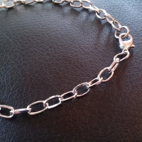 Blank Charm Bracelet Etsy