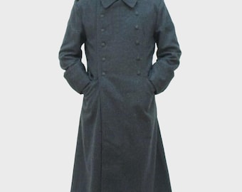 第二次世界大戦イギリス軍ウールグレートコート：1940年型下馬時用