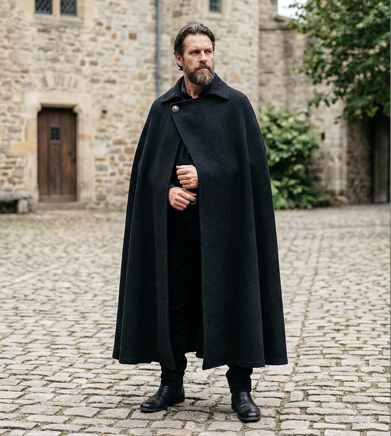 Victorian Wool Cape - Etsy