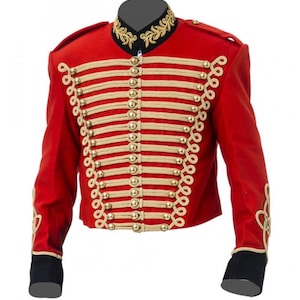 Kavallerie-Jacke der britischen Armee pelisse-Steampunk Militäruniformjacke für Herren