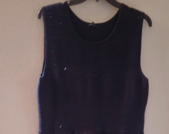 Sweaterdress Black Sleeveless , NWT, never worn, Soft fine knit