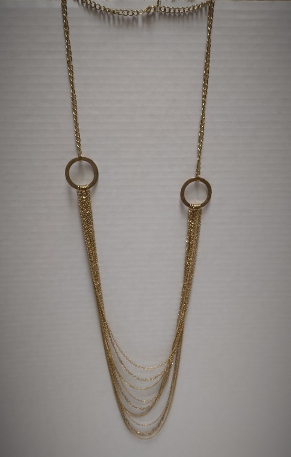 long Gold Chains necklace - image 6