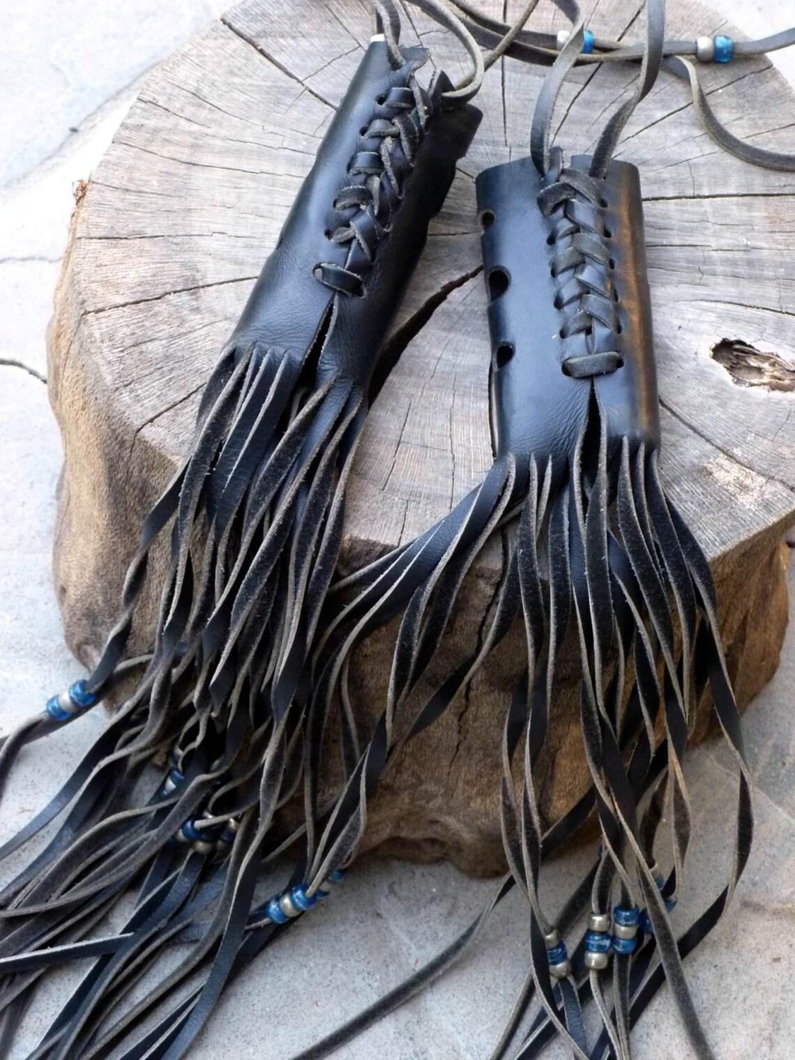 Harley EASY Rider Motorcycle Leather FRINGE Handlebar Grip Etsy