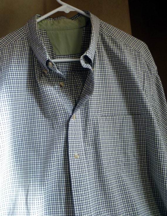 Classic CHECKed shirt, Sage green, black and white - image 5