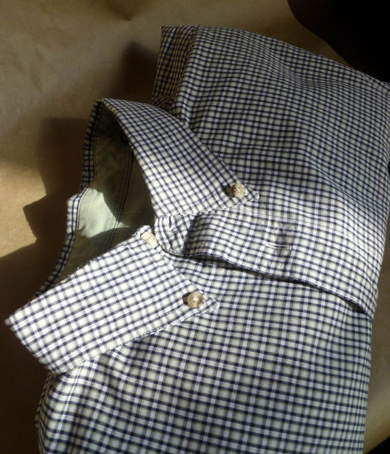 Classic CHECKed shirt, Sage green, black and white - image 1