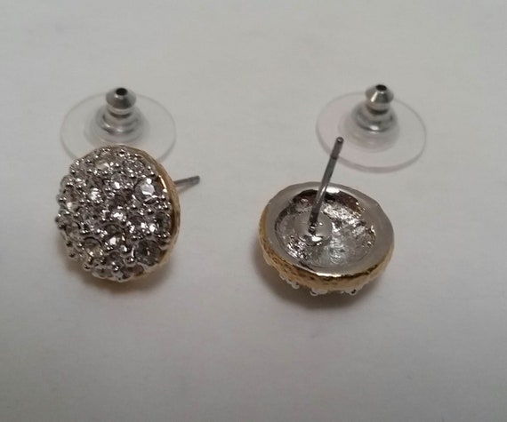 Rhinestone Cluster post Earrings - image 3