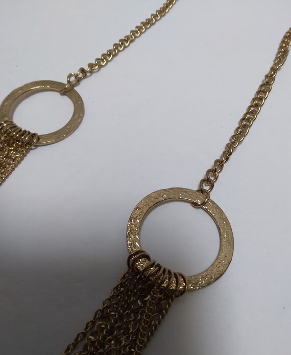 long Gold Chains necklace - image 4