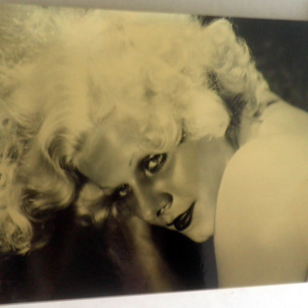 8 x 10 glossy photo print of Jean Harlow, 1933 Dinner at Eight Movie, ready to frame, Hollywood