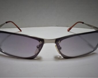 GATTACA Metal Frame Sunglasses Futuristic Style NYC 03 Gray Tint Lens New deadstock Etsy