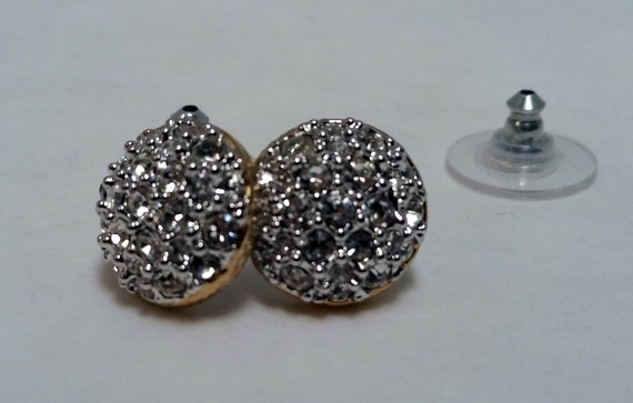 Rhinestone Cluster post Earrings - image 2