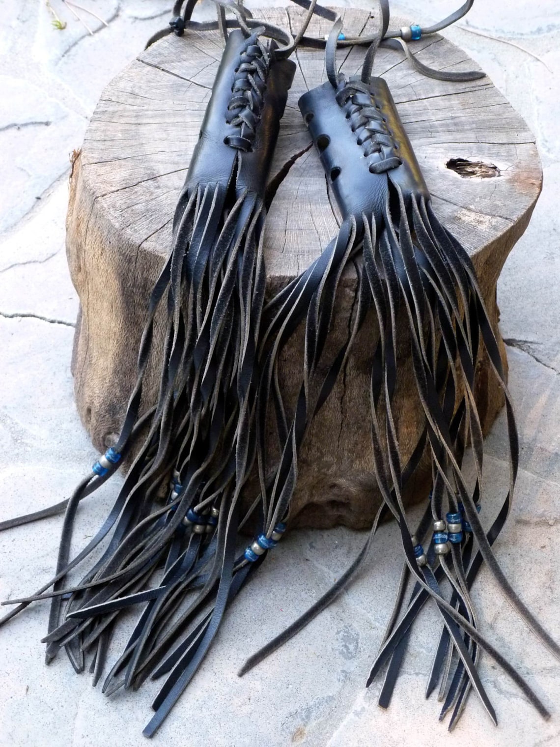 Harley EASY Rider Motorcycle Leather FRINGE Handlebar Grip Etsy