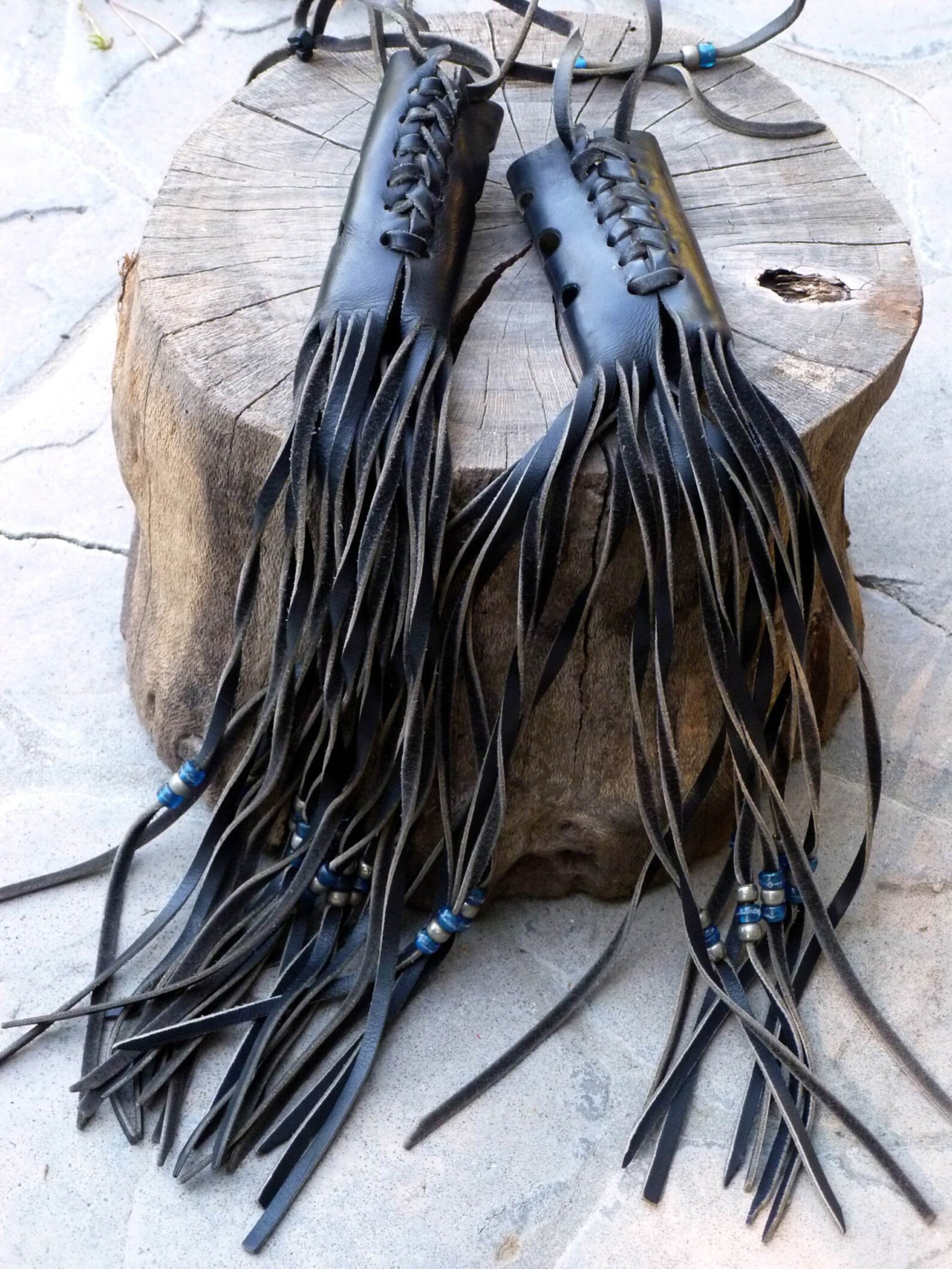 Harley EASY Rider Motorcycle Leather FRINGE Handlebar Grip Etsy