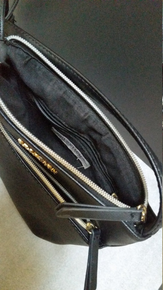 small Black Vegan leather Purse / Shoulder bag, Kenne… Gem