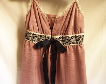 Sweet & Sexy Top, Women's X-small, Petite M-L, Lingerie top, Festival clothing