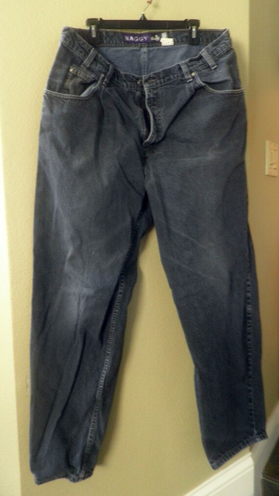 dark grey baggy jeans
