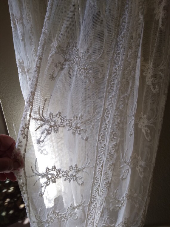 vintage Lace Bridal Robe/ Kimono, Wedding, boudoi… - image 10