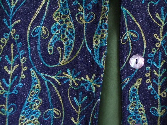 Women's Blazer/jacket with crewel-work embroidery… - image 4