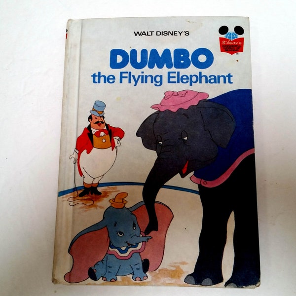 children's BOOK, DUMBO, the Flying Elephant, Walt Disney Hardback, 1978