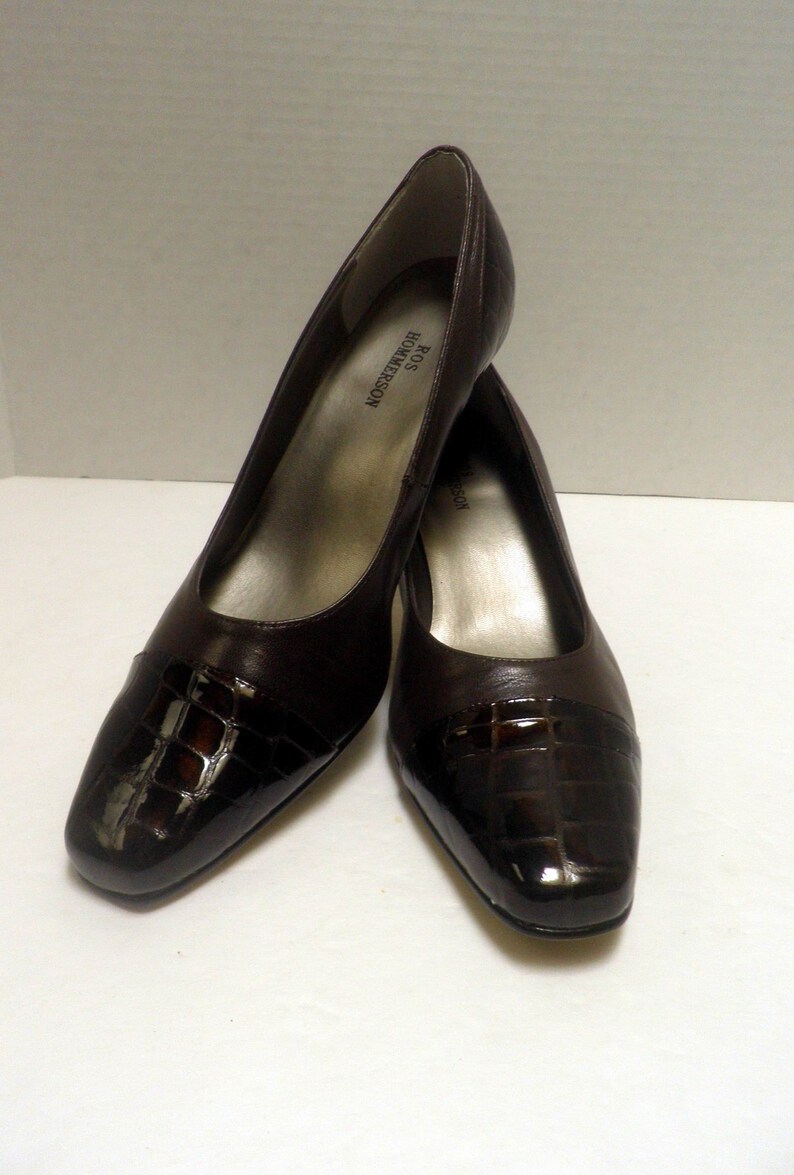 ROS Hommerson Brown Genuine Leather PUMPS Women's Size - Etsy