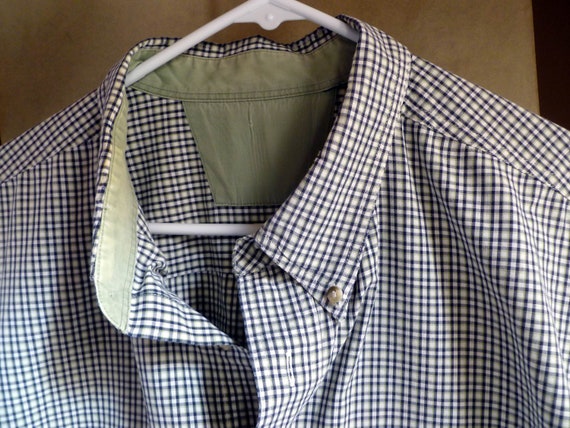 Classic CHECKed shirt, Sage green, black and white - image 2