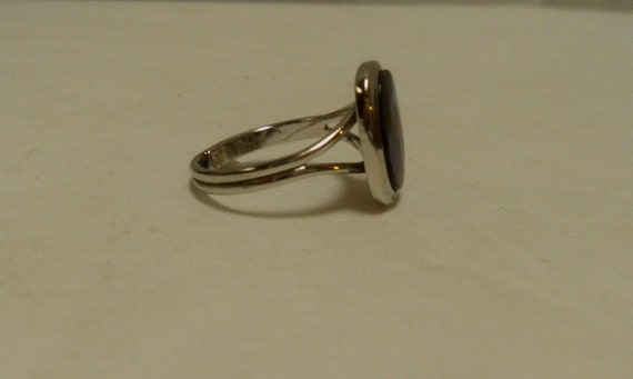 PAUA Abalone Shell and Silver Ring, adjustable, p… - image 4