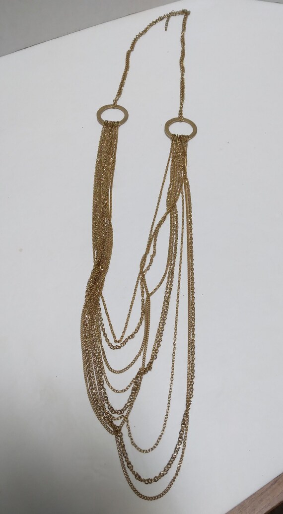 long Gold Chains necklace - image 1