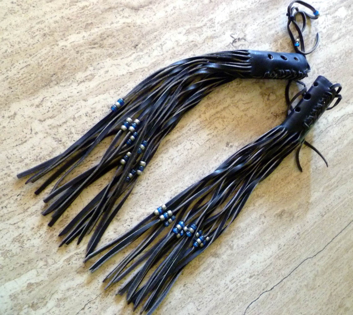 Harley EASY Rider Motorcycle Leather FRINGE Handlebar Grip Etsy