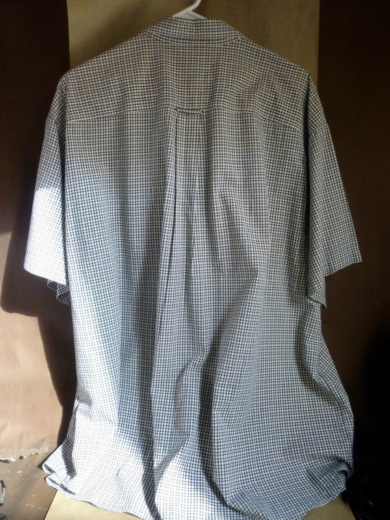 Classic CHECKed shirt, Sage green, black and white - image 3