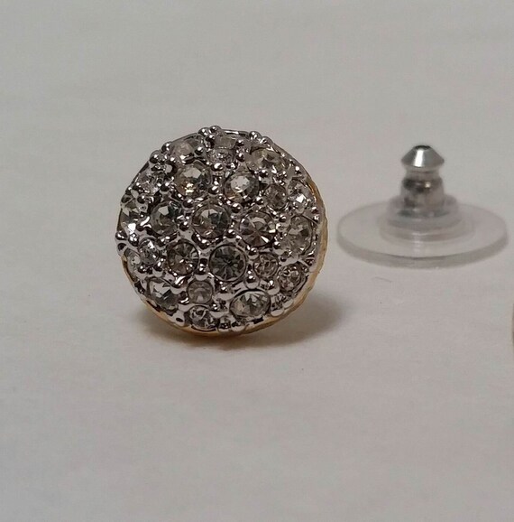 Rhinestone Cluster post Earrings - image 1