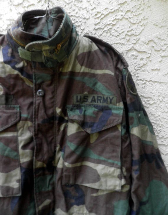 genuine 1980's US ARMY issue Cold weather field J… - image 1