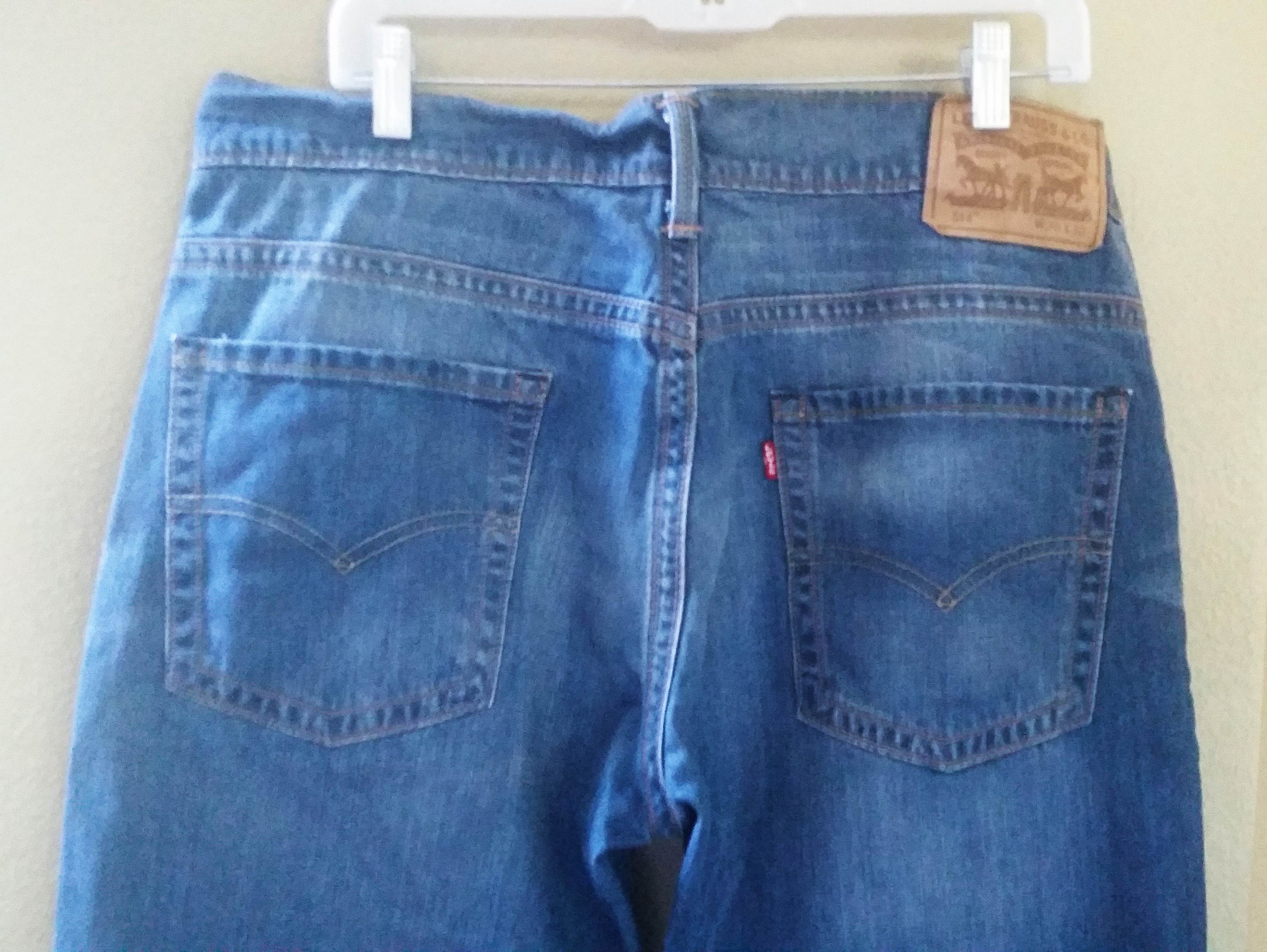 Levi's Jeans, Unisex Levi's Jeans, Levi Strauss & Co, Washed Denim, Size W  32 L 36 School Jeans -  Sweden