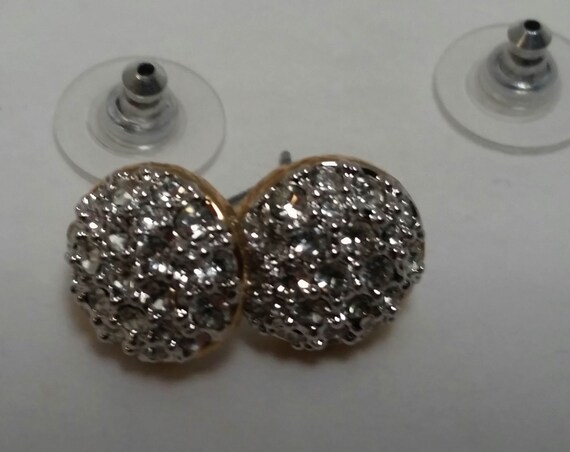 Rhinestone Cluster post Earrings - image 4