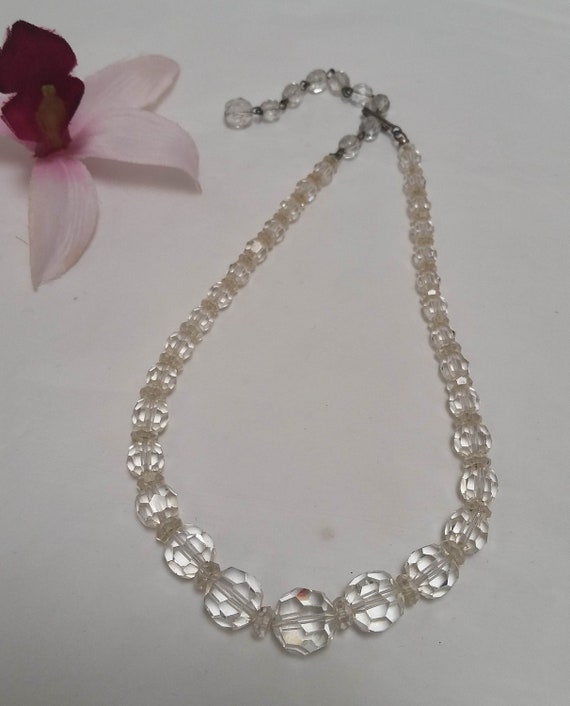 vintage CRYSTAL CHOKER necklace - image 3