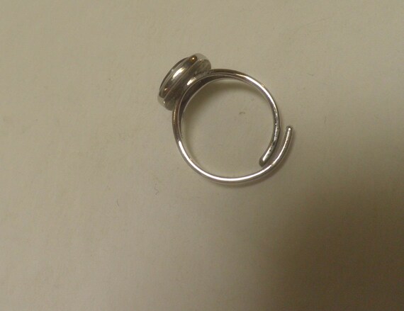 PAUA Abalone Shell and Silver Ring, adjustable, p… - image 8