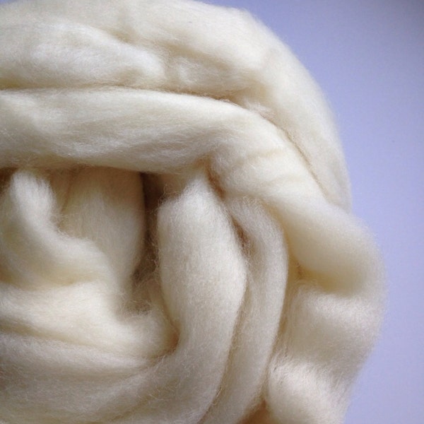 Southdown Babydoll wool roving, combed top, pound 1 lb