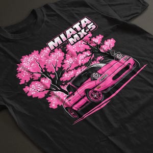 Mazda Miata MX5 T-Shirt, Anime JDM Graphic Tee, Unisex Japan Car Lover Gift
