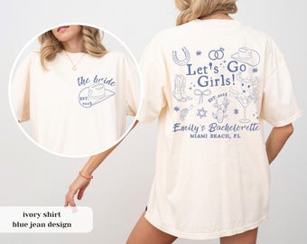 Camiseta personalizada de vaquera para despedida de soltera, colores cómodos, camiseta para fiesta nupcial estilo western