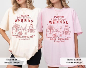 Custom Wedding Shirt, Cocktail Wedding Toss Social Club, Newly Wed Gift, Wine Bachelorette Shirt, Bridal Party Shirt, Custom Wedding Toss