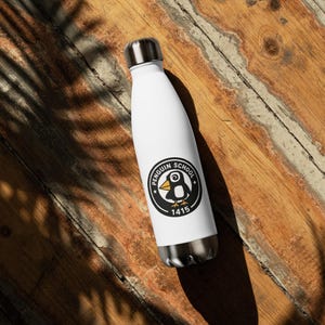 Penguin School - Stainless steel water bottle